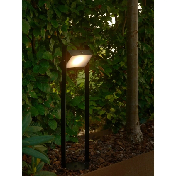 Regulowany słupek solarny Saulio 2518268003 LED 4,45W 3000K IP44 czarny