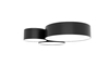 Plafon LAMPA sufitowa SL.0124 natynkowa OPRAWA okrągła czarna