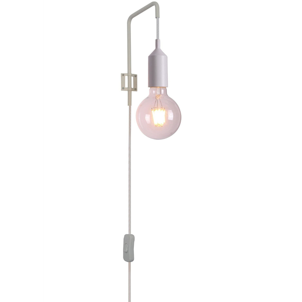 Kinkiet lampa ścienna LAREN LEDEA 50401189  metalowa loftowa  biała
