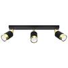 Sufitowa lampa kuchenna SL.1071 reflektorki czarne złote