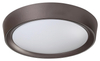 Plafoniera LAMPA sufitowa MOKKA 2987 Rabalux okrągła OPRAWA plafon LED 24W 3000K - 6000K z pilotem brązowy