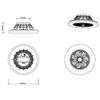 Plafon z wentylatorem STRALSUND R62522187 RL Light LED 30W 3000-6500K ściemniany srebrny