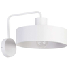 Kinkiet LAMPA ścienna VASCO 31556 Sigma metalowa OPRAWA okrągła na wysięgniku biała