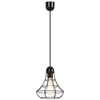 LAMPA wisząca RAMSEY 4649 Rabalux metalowa OPRAWA loftowa klatka ZWIS na kablu czarny