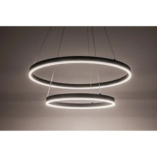 Wisząca ledowa lampa do salonu Isaure 72305 LED 80W 3000-6500K czarny