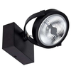 Natynkowa LAMPA sufitowa LUGAR ML5704 Milagro okrągła OPRAWA metalowy spot reflektorek regulowany czarny