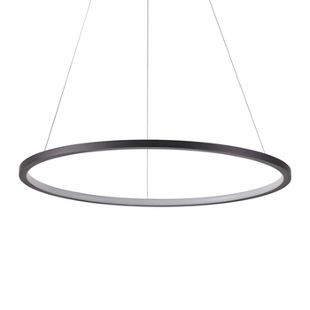 Zwisająca lampa okrąg Vinola PND-56135B-100RPC-BK-3KS4K-TRDIMM Italux LED 58W 3000-4000K czarny
