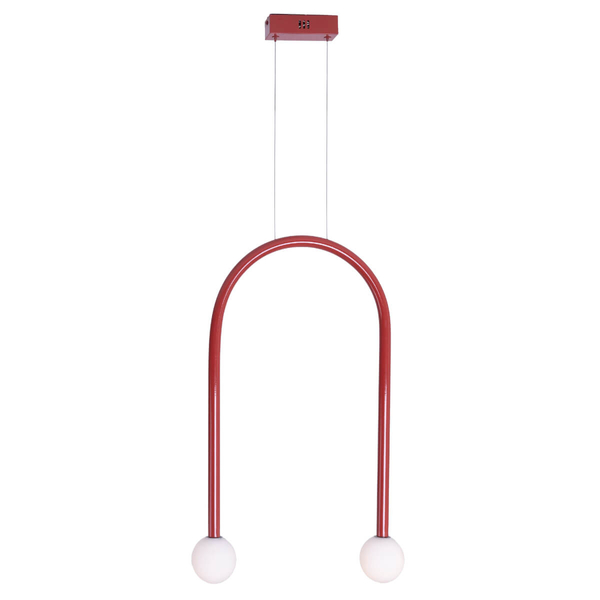 Lampa do jadalni wisząca Enigma P0523 Maxlight LED 4W 3000K czerwona