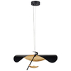 Zwisowa lampa Enigma ST-8821P-40 Step LED 13W kapelusz czarny złoty