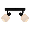Szklana lampa natynkowa Stem R5021009A-2B Zumaline regulacja biały czarny