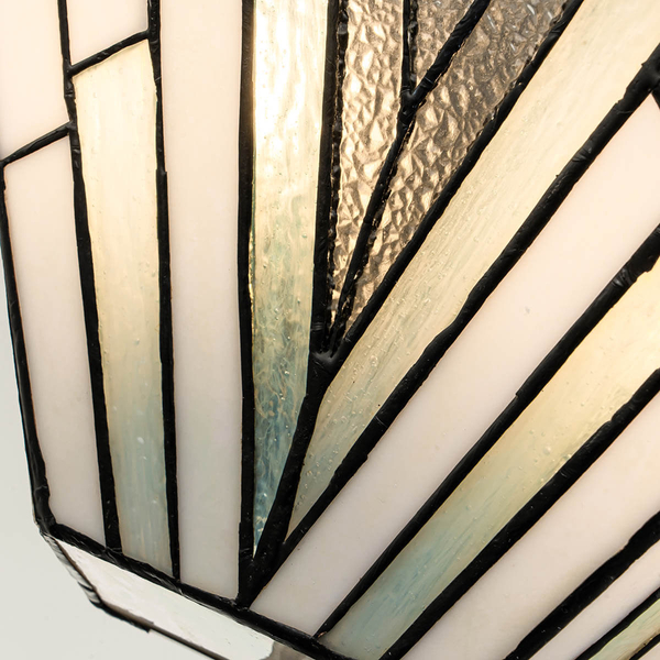 Witrażowy kinkiet Alderley TF-ALDERLEY-WU art. deco szklana multikolor