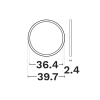 Plafon okrągły DENIA biały LE62423 okrągły 1xLED 30W 2700-6500K ściemnialny