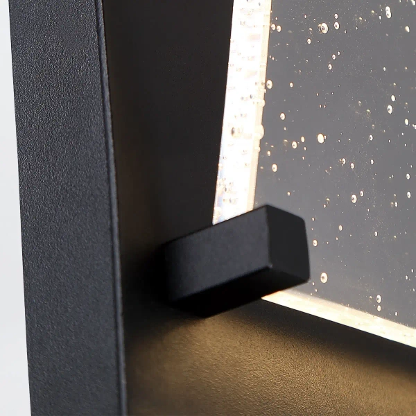 Elewacyjna lampa ścienna Kabo QN-KABO-M-BK LED 10W 3000K IP44 czarny