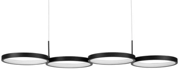 Designerska lampa wisząca GARCIA LE42829 Luces Exclusivas LED 41W 3000K czarna