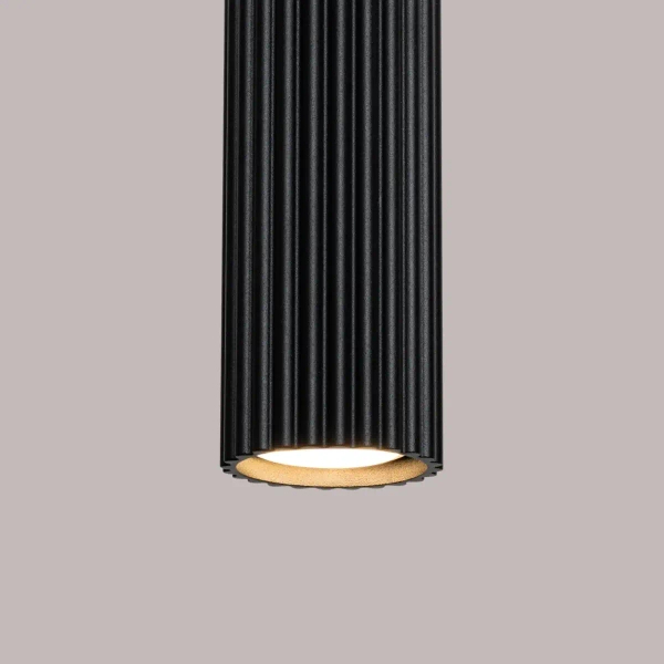 Podłużna lampa wisząca KARBON SL.1573 jadalniana tubka czarny