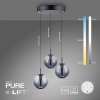 Regulowana lampa wisząca PURE E-INFINITY czarna szara 2222-15 3x7W 2200-5000K zmienna barwa