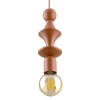 Pionowa zwisająca lampa Tower Brick 10869 żarówka metalowy brązowy