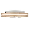 Sufitowa lampa GATIAN 03650 LED 30W 2700-6500K wentylator drewniany biały