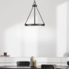 Industrialna lampa wisząca Collier HK-COLLIER-P-BX na łańcuchu czarna