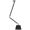 Czarna lampa wisząca Zyta AZ1847+AZ2600 Azzardo nowoczesny zwis do jadalni