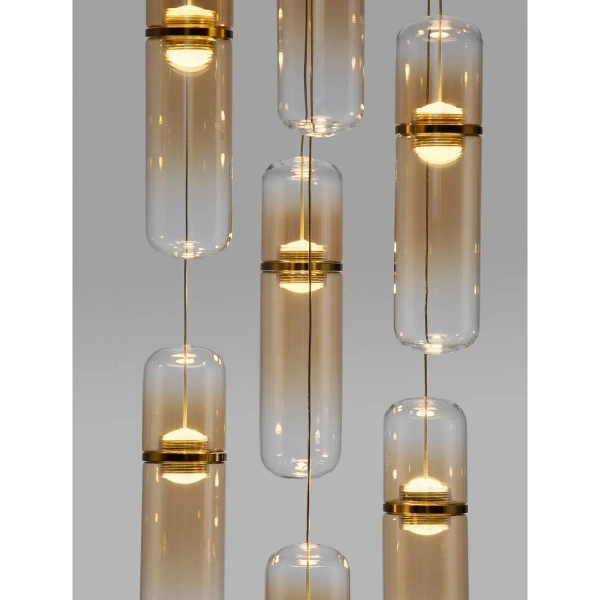 Wisząca lampa REBALVO LE45201 LED 49W 3000K ściemnialna złota