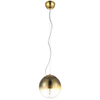 Lampa zwisowa Iris AZ3133 Azzardo kulisty klosz nad wyspę złota