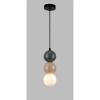 Kulista lampa wisząca ALICE G9 do salonu kule balls okrągłe potrójna P0665 zielona beżowa