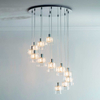 Sypialniana lampa wisząca Verina 76518 Endon transparentny chrom