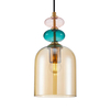 Lampa wisząca szklana Busco PND-30263-1B-BRO-AMB bursztynowy złoty kolorowy