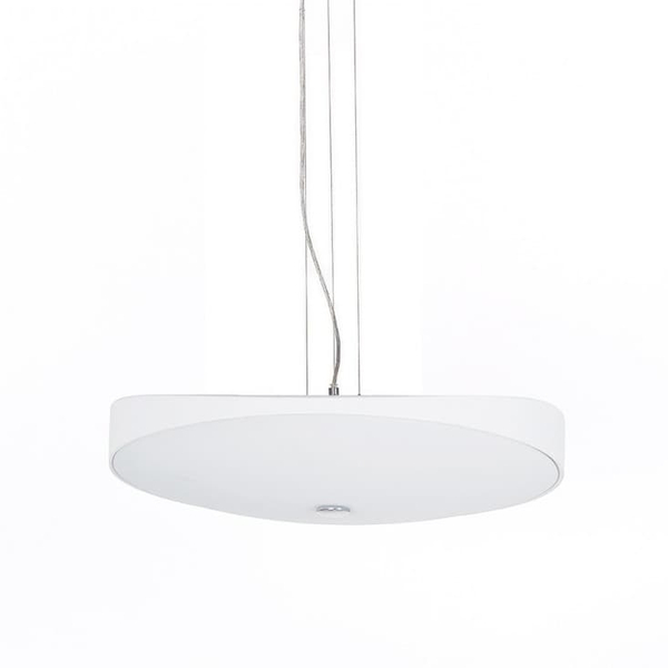 Biała lampa wisząca Campana AZ0566 Azzardo do przedpokoju biała