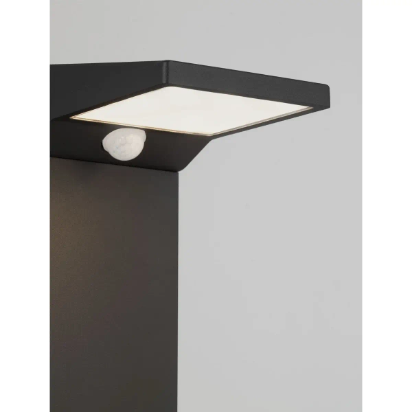 Ogrodowy słupek solarny z czujnikiem DIVANTA LE75123 LED 1W 3000K czarny