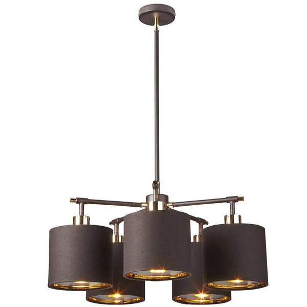 LAMPA sufitowa BALANCE BALANCE5-WPN Elstead plafon OPRAWA metalowa biała polerowany nikiel