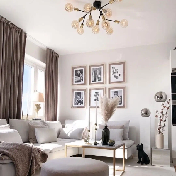 Sufitowa lampa sticks Heroes 4200900-4002 do salonu loftowa czarna