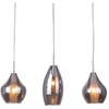 Potrójna lampa wisząca Amber Milano AZ2149 Azzardo chrom