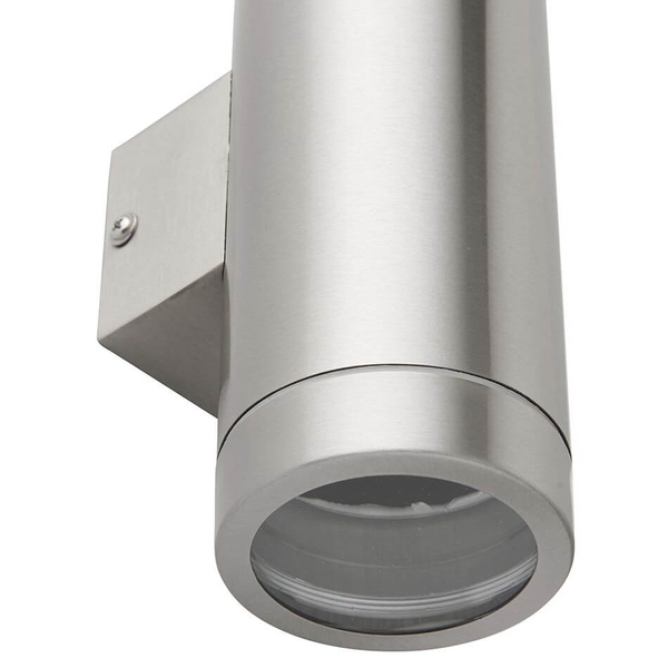 Kinkiet ścienny do salonu Palin XL 98437 metalowy tubka IP44 srebrna