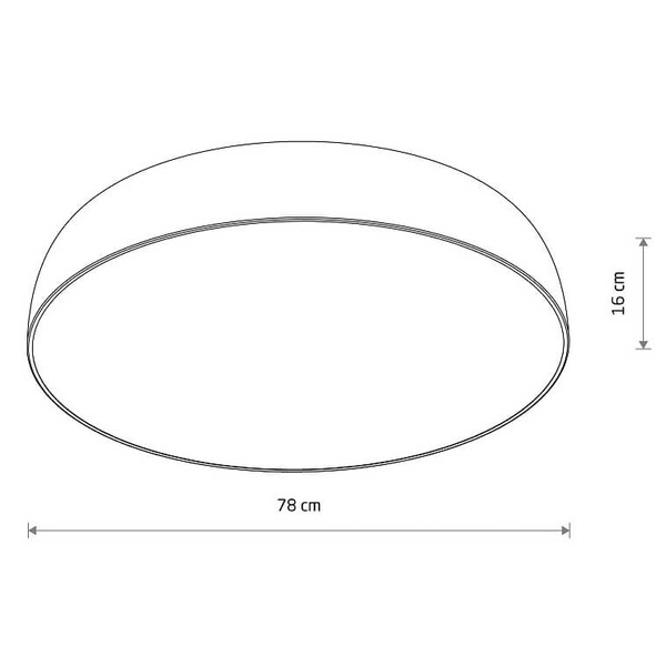 Plafon na przedpokój kopuła Satellite 8024 Nowodvorski metalowy jedwabisty grafit