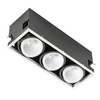 Wpustowa lampa sufitowa Vertico GL7108-3/3X18W 4000K WH+BL LED 54W biała