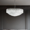 Żyrandol BURANO chrom przezroczysty AZ6907 1xE14 glamour