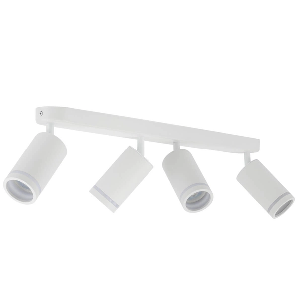 Lampa sufitowa Jet 6917 sopel potrójna do kuchni metalowa biała