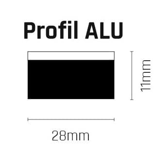Kinkiet kuchenny AGARO 4316 Shilo LED 9W 3000K obręcz złoty