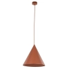 Salonowa lampa wisząca CONO 10065 trójkątna czerwony