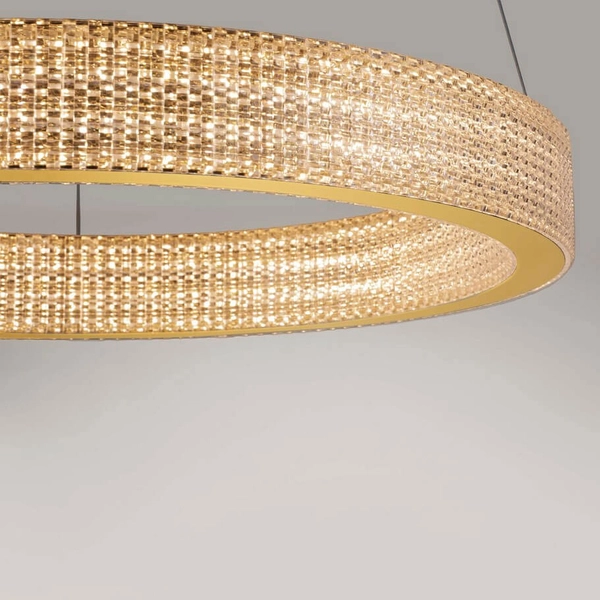 Lampa wisząca nad stół ring YOTAU LE44729 LED 70W 3000K złota