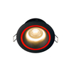 Łazienkowa lampa do zabudowy Foxtrot 8374 czarne oczko metalowe