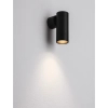 Minimalistyczna lampa ścienna VALLERO LE45628 na przedpokój czarny