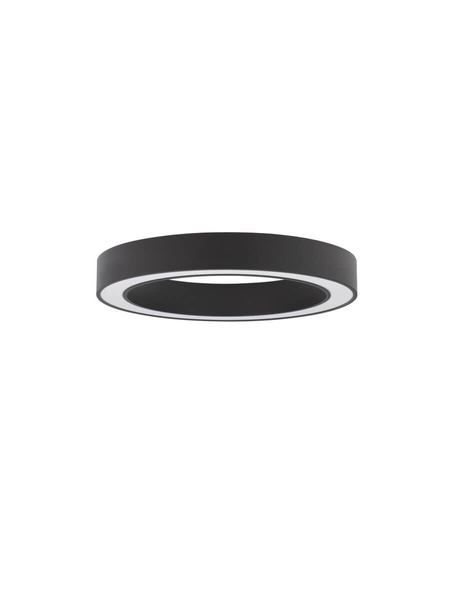 Okrągły plafon pokojowy Claro pierścień LED 50W 2700-4000K czarny