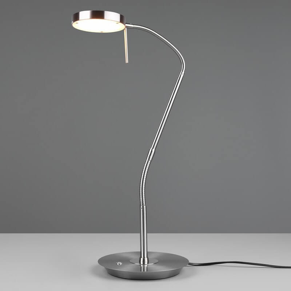 Regulowana lampka biurkowa NEMIO DL107523310 LED 12W 2300-4000K srebrny