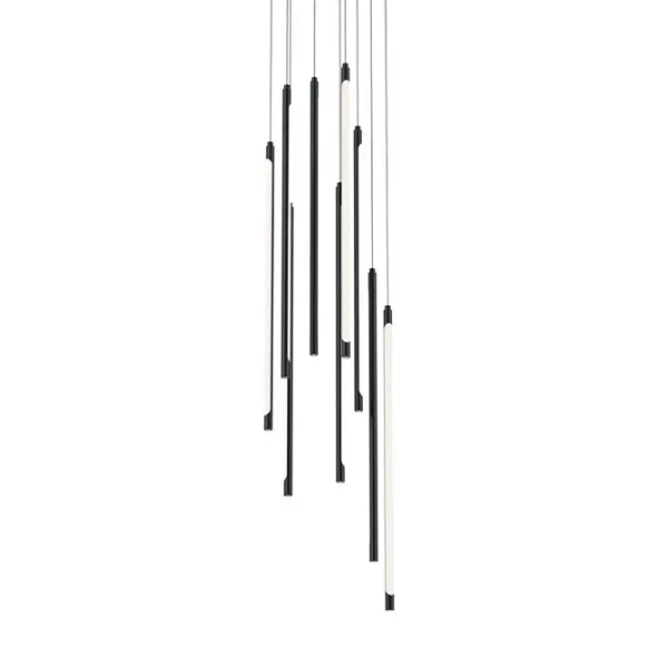 Zwisająca lampa Lightstick MOD236PL-L54B3K LED 46W 3000K sople czarne