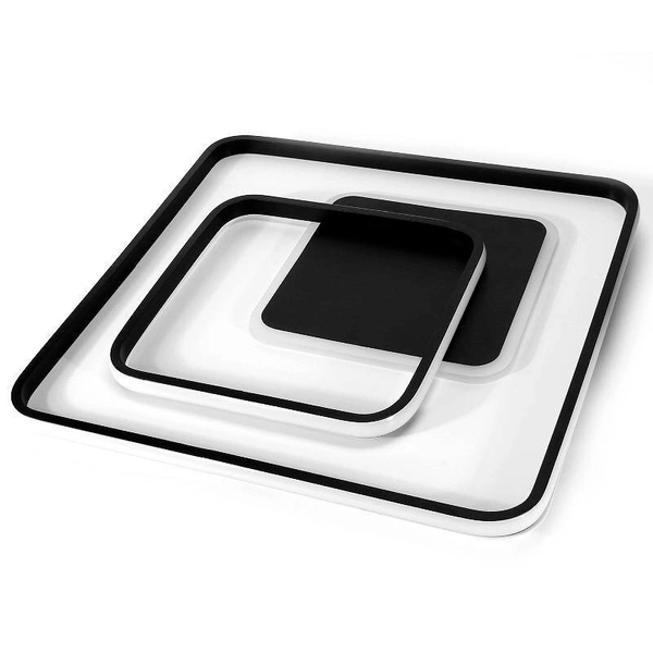 Ledowa lampa sufitowa 411 DomenoLED 88W 2700K-6500K z pilotem czarna