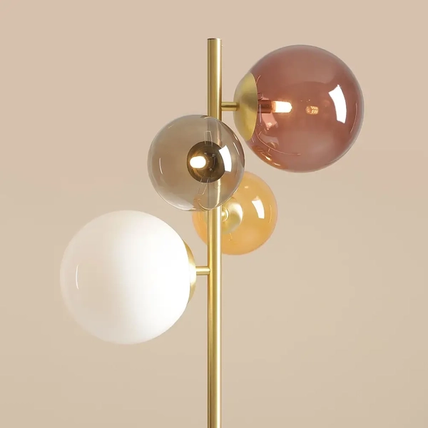Podłogowa lampa stojąca Bloom 1111A40 Aldex multikolor szklane kule