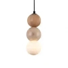 Wisząca lampa ALICE brązowa czarna P0664 1xG9 kulista
